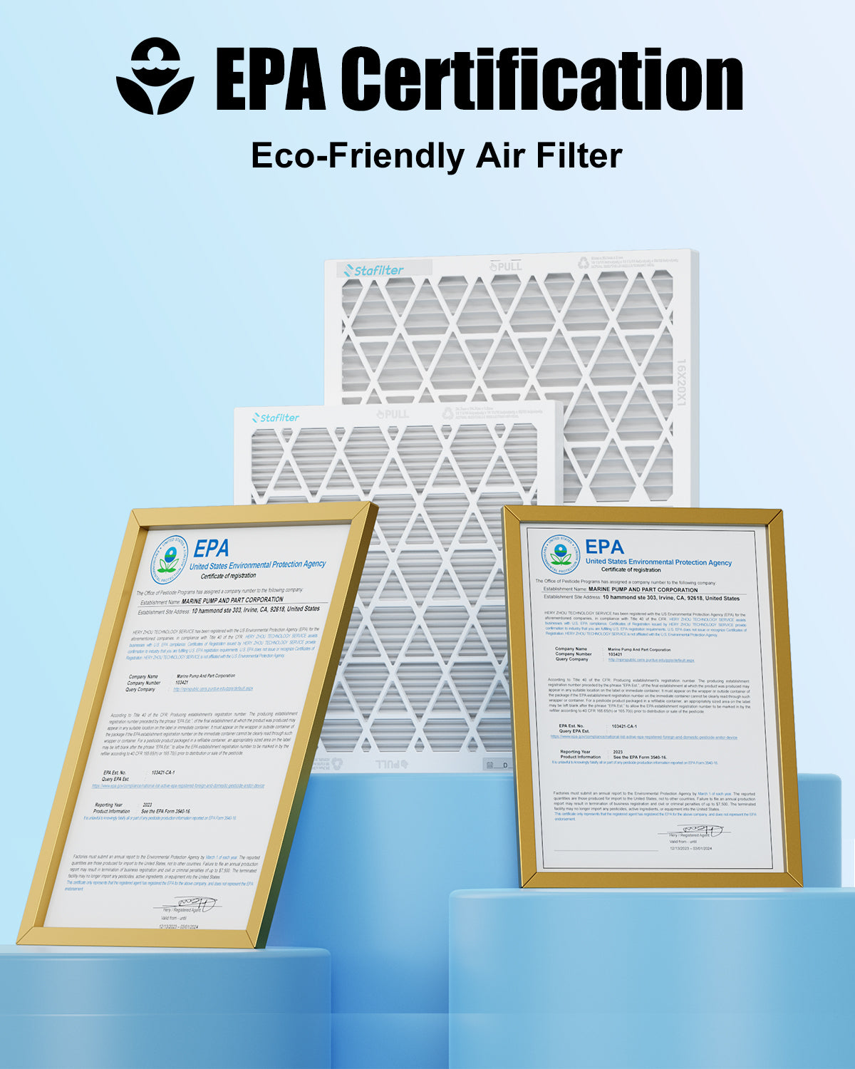 14*30*1 - Reusable Air Filter, MERV 8, 1 Pack Replaceable Filter Media + 1 Reusable ABS Plastic Frame